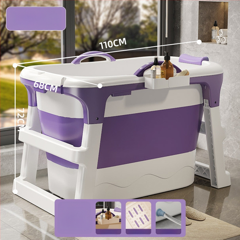 Sklopiva kanta za kupanje, plastična, za odrasle