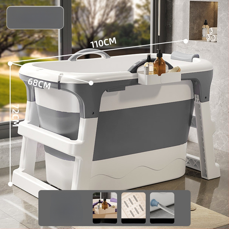 Sklopiva kanta za kupanje, plastična, za odrasle