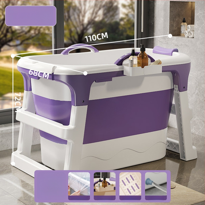 Sklopiva kanta za kupanje, plastična, za odrasle