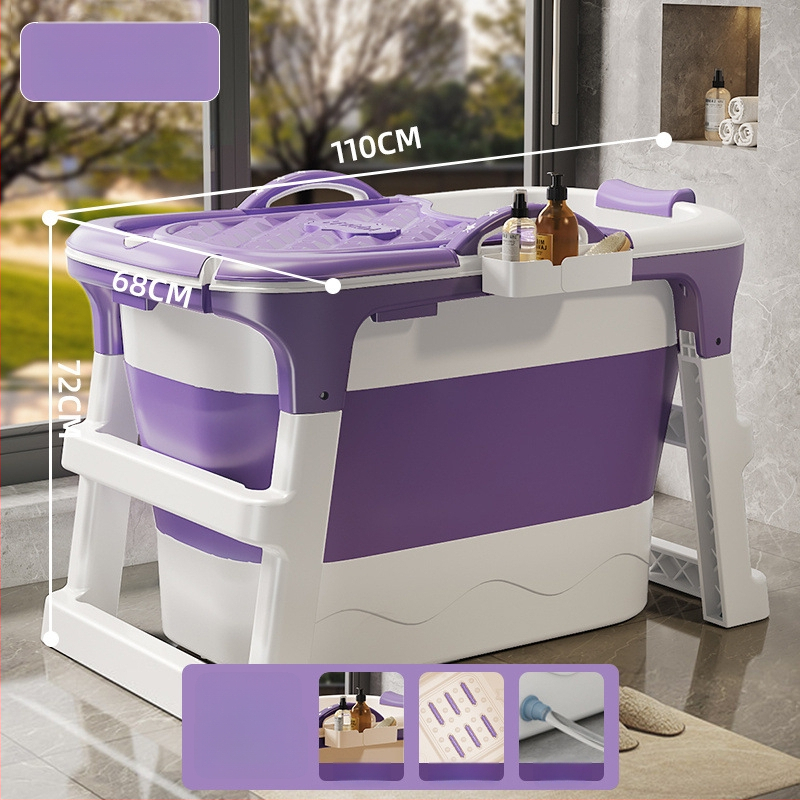 Sklopiva kanta za kupanje, plastična, za odrasle