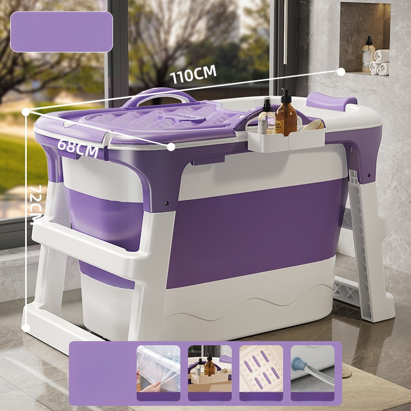 Sklopiva kanta za kupanje, plastična, za odrasle