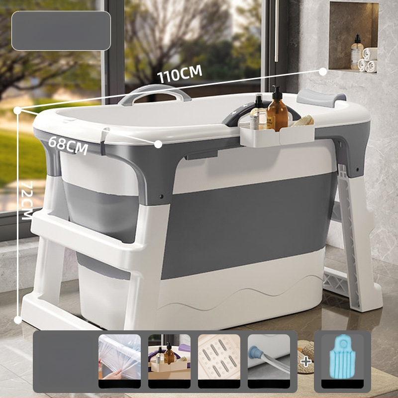 Sklopiva kanta za kupanje, plastična, za odrasle