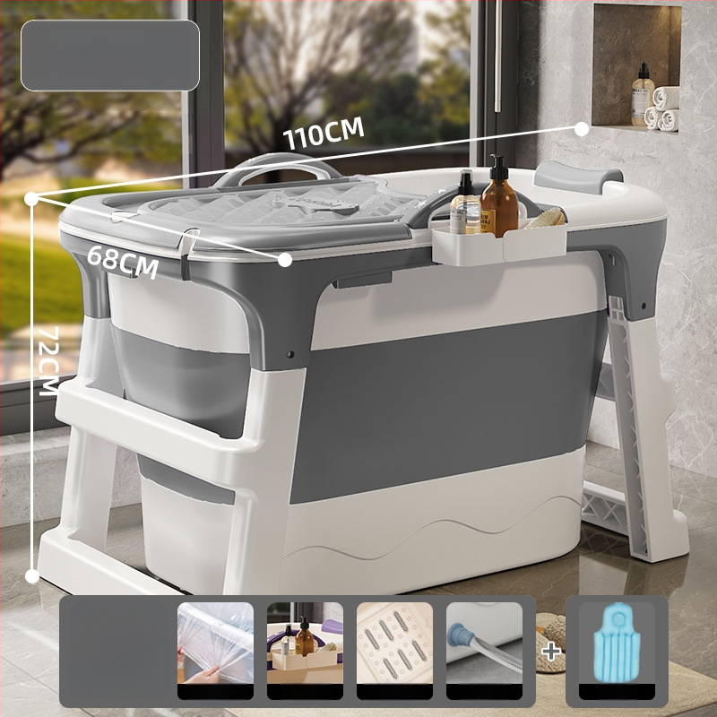 Sklopiva kanta za kupanje, plastična, za odrasle