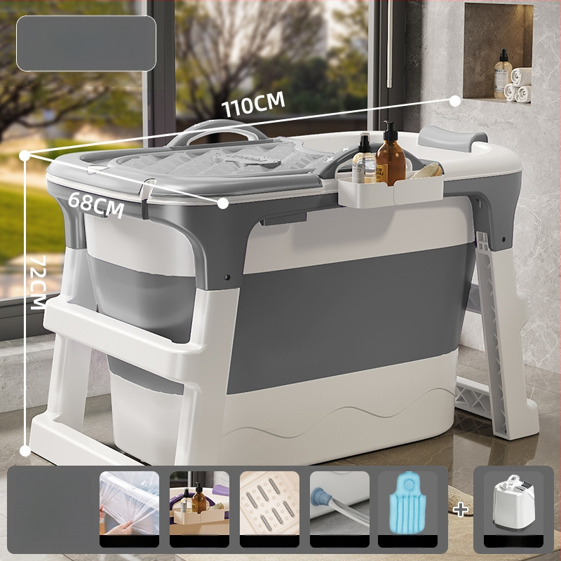 Sklopiva kanta za kupanje, plastična, za odrasle