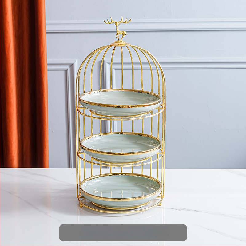 Πορσελάνινη πολυεπίπεδη βάση φρούτων – σκανδιναβικό ελαφρύ πολυτελές ύφος, μάρκα Aili ceramics, λανσάρισμα άνοιξη 2025