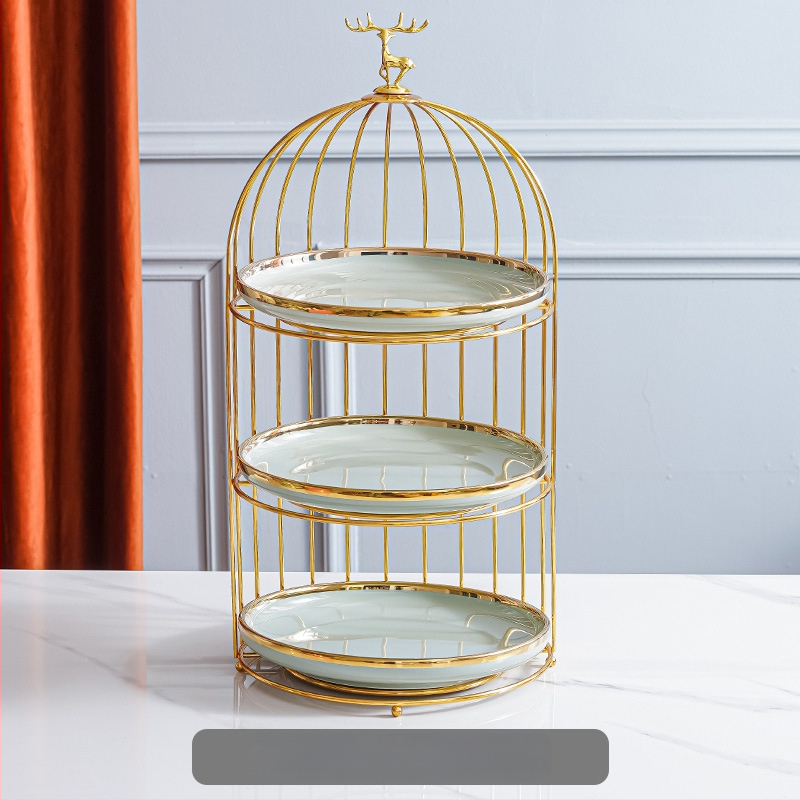 Πορσελάνινη πολυεπίπεδη βάση φρούτων – σκανδιναβικό ελαφρύ πολυτελές ύφος, μάρκα Aili ceramics, λανσάρισμα άνοιξη 2025