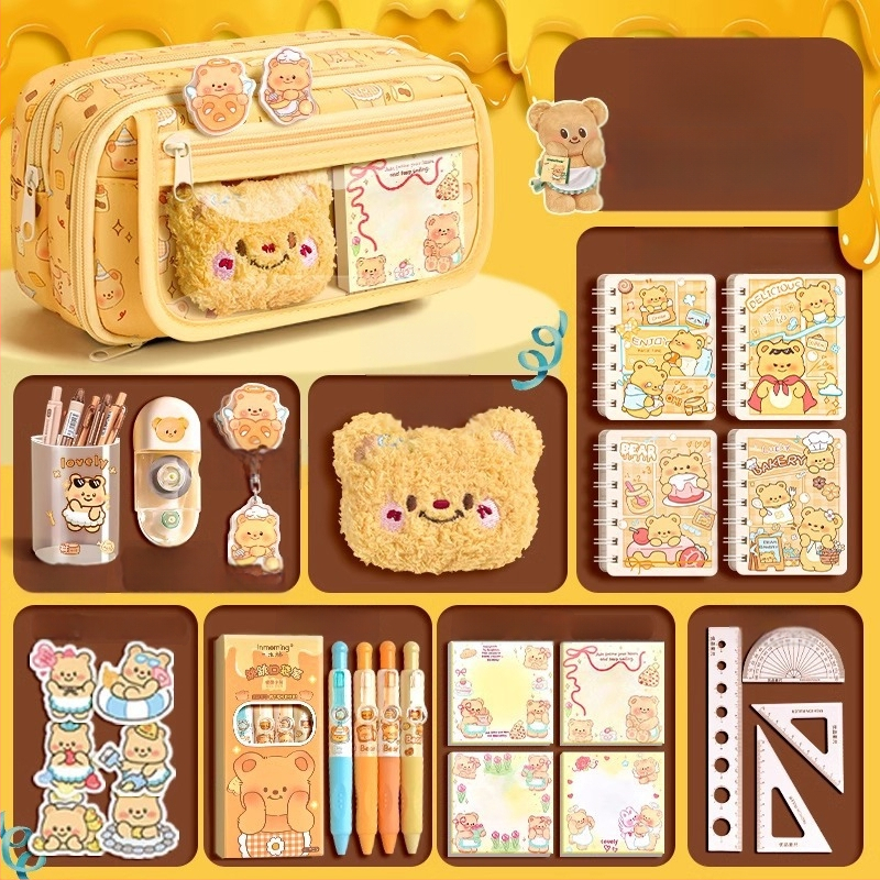 Tweed platnena pernica, ženski, ležerni stil, set kancelarijskih potrepština