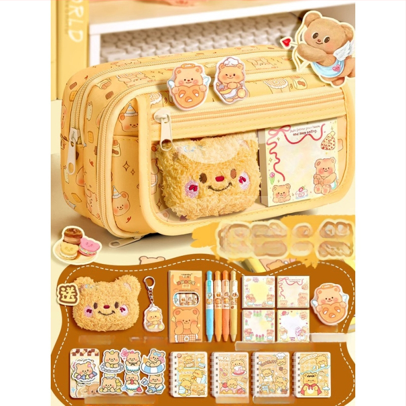 Tweed platnena pernica, ženski, ležerni stil, set kancelarijskih potrepština