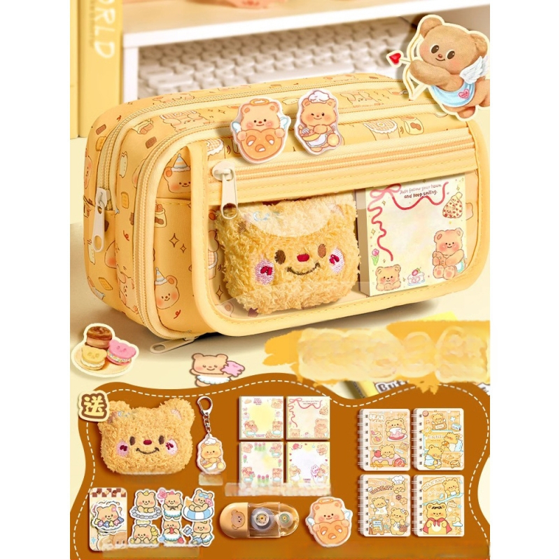 Tweed platnena pernica, ženski, ležerni stil, set kancelarijskih potrepština