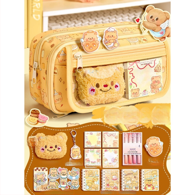 Tweed platnena pernica, ženski, ležerni stil, set kancelarijskih potrepština