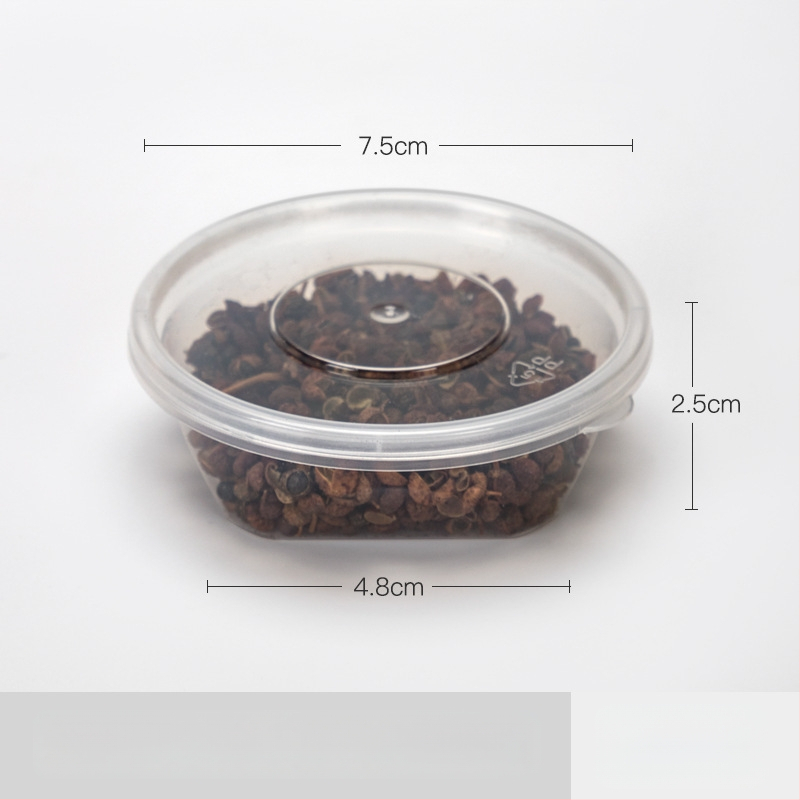 Jednokratna plastična šalica za umake, pogodna za sojin sos, ocat i dipove, kapacitet 27–200 ml