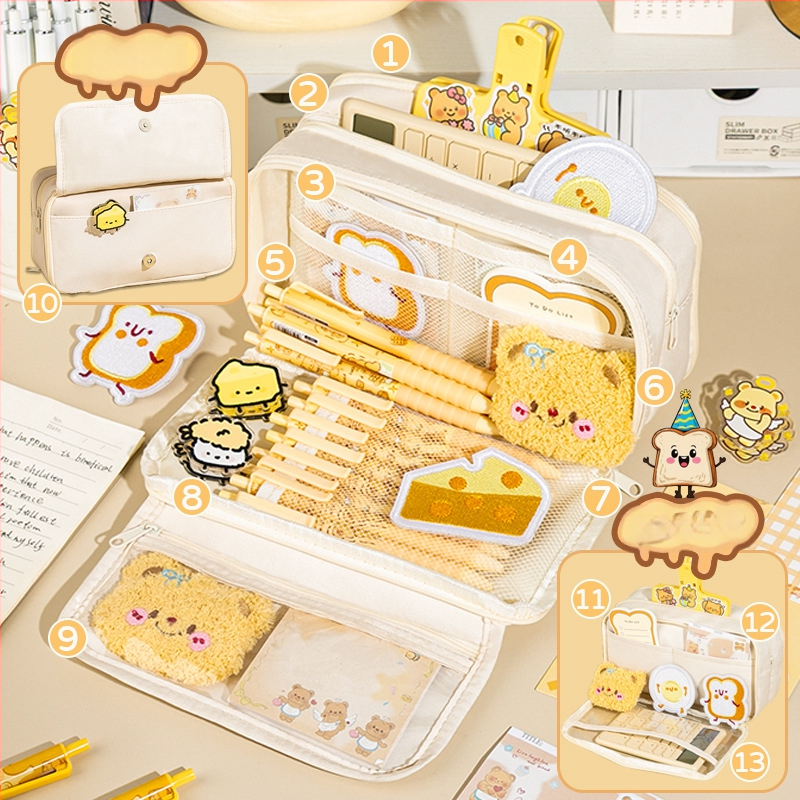 Pernica Cocoa lemon, platneni materijal, univerzalna namjena, korejska verzija stila