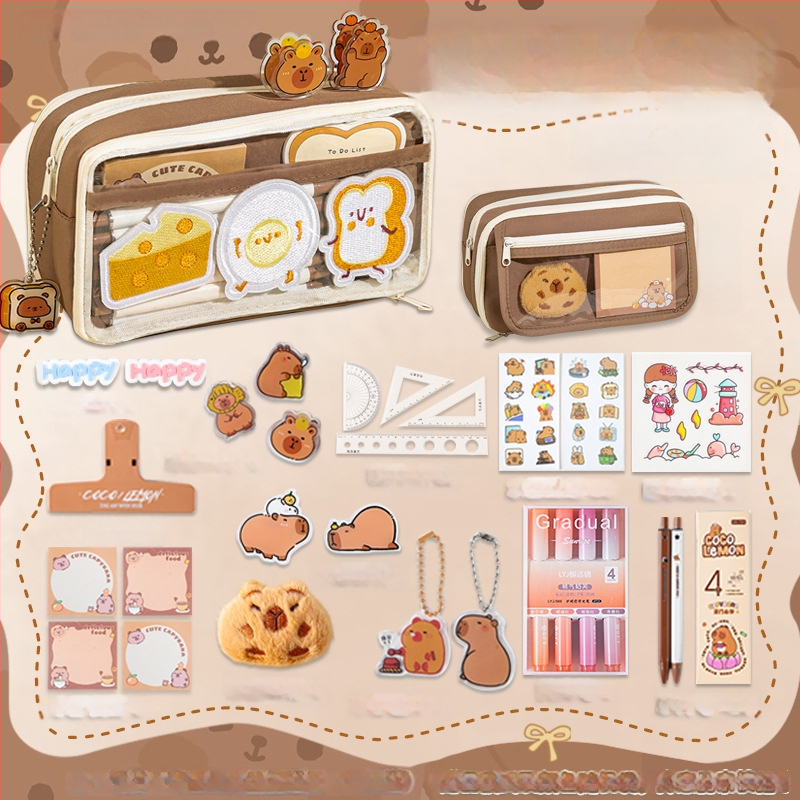 Pernica Cocoa lemon, platneni materijal, univerzalna namjena, korejska verzija stila