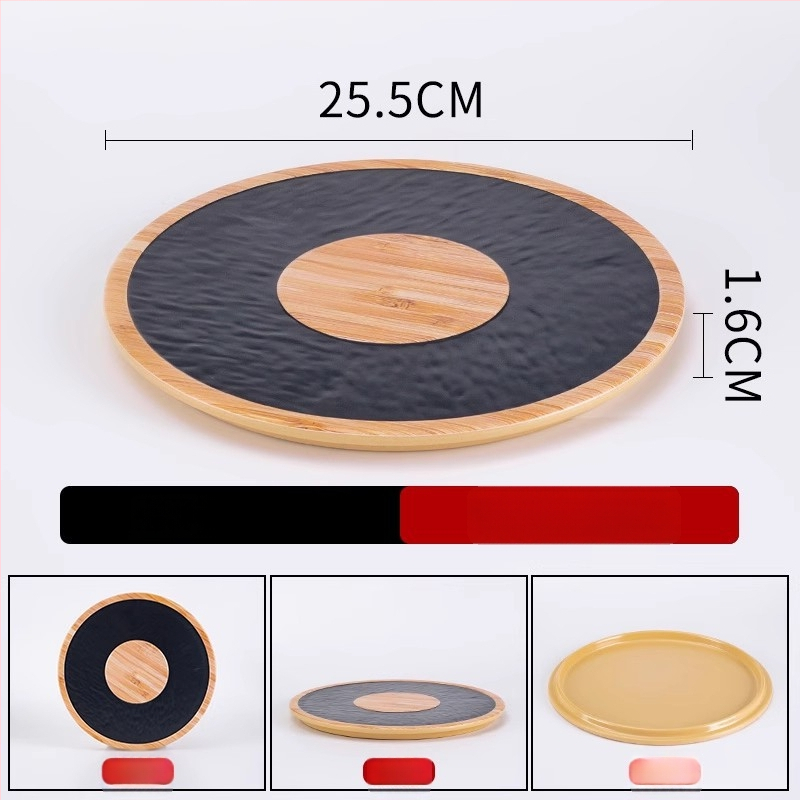 Melaminov pravokutni tanjur za hot pot i roštilj — moguć tisak logotipa, prilagodljivo