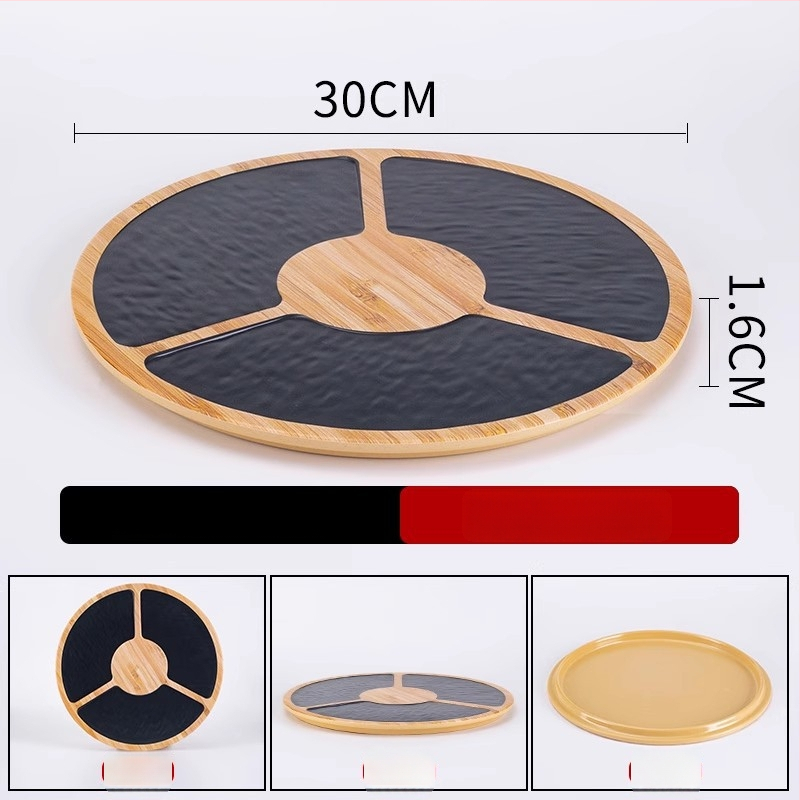 Melaminov pravokutni tanjur za hot pot i roštilj — moguć tisak logotipa, prilagodljivo