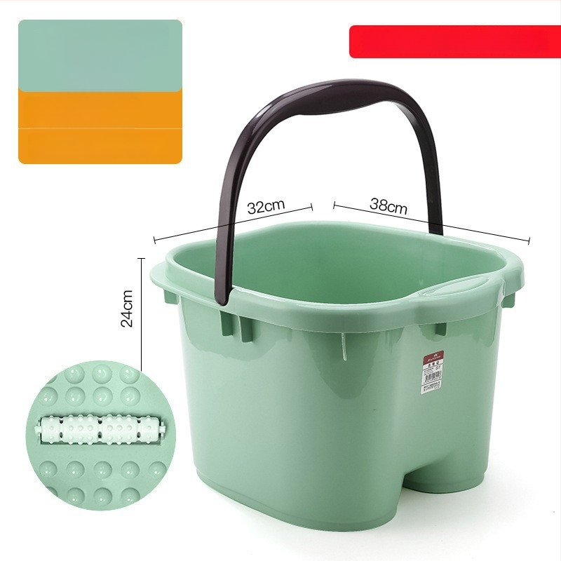 Домашна вана за крака с масажна функция — PP пластмаса, за възрастни, домашна употреба, релаксация и здраве