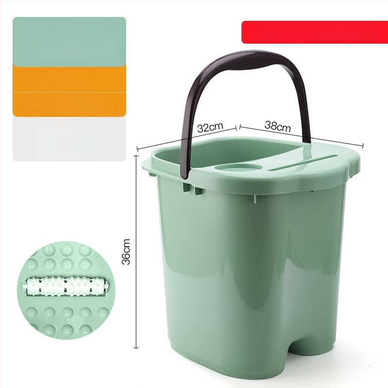 Домашна вана за крака с масажна функция — PP пластмаса, за възрастни, домашна употреба, релаксация и здраве