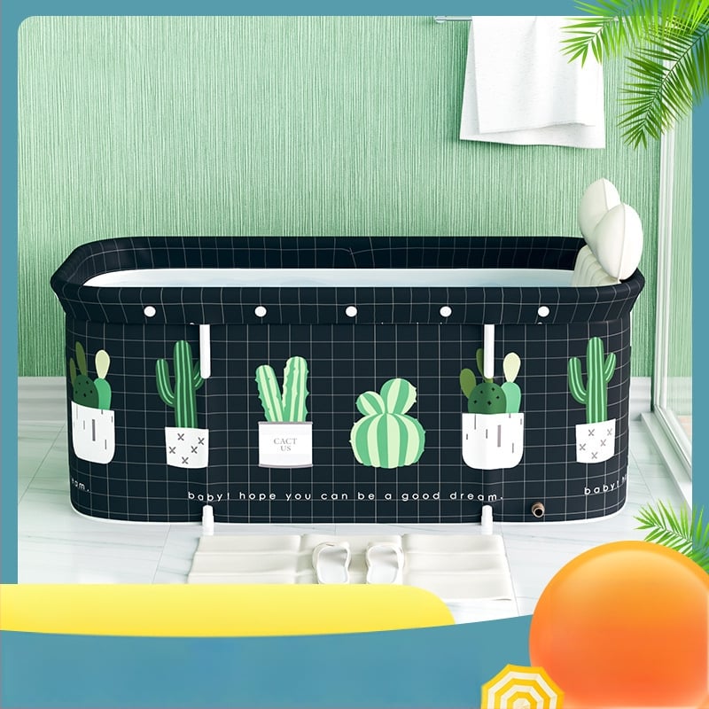 Разгъваема правоъгълна вана за възрастни | Материали: Oxford плат, PVC | Приложение: къпане | Марка: The Water Laughed | Стил: 32472678333