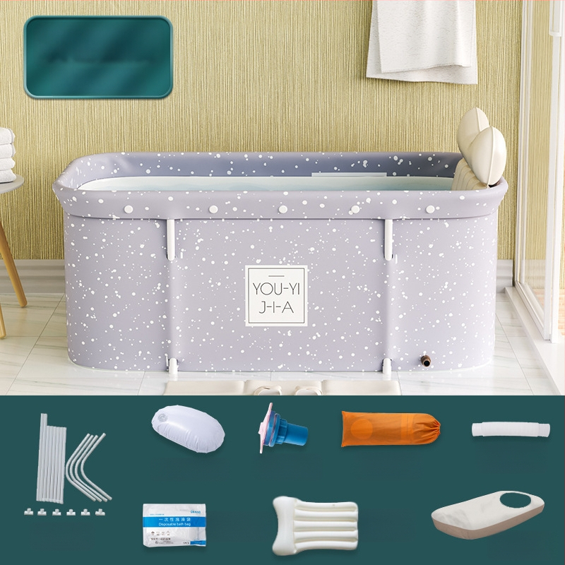 Разгъваема правоъгълна вана за възрастни | Материали: Oxford плат, PVC | Приложение: къпане | Марка: The Water Laughed | Стил: 32472678333