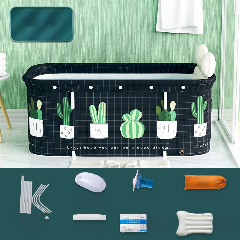 Разгъваема правоъгълна вана за възрастни | Материали: Oxford плат, PVC | Приложение: къпане | Марка: The Water Laughed | Стил: 32472678333