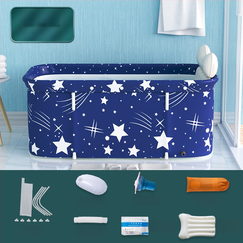 Разгъваема правоъгълна вана за възрастни | Материали: Oxford плат, PVC | Приложение: къпане | Марка: The Water Laughed | Стил: 32472678333