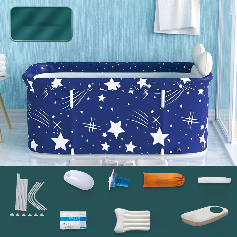 Разгъваема правоъгълна вана за възрастни | Материали: Oxford плат, PVC | Приложение: къпане | Марка: The Water Laughed | Стил: 32472678333