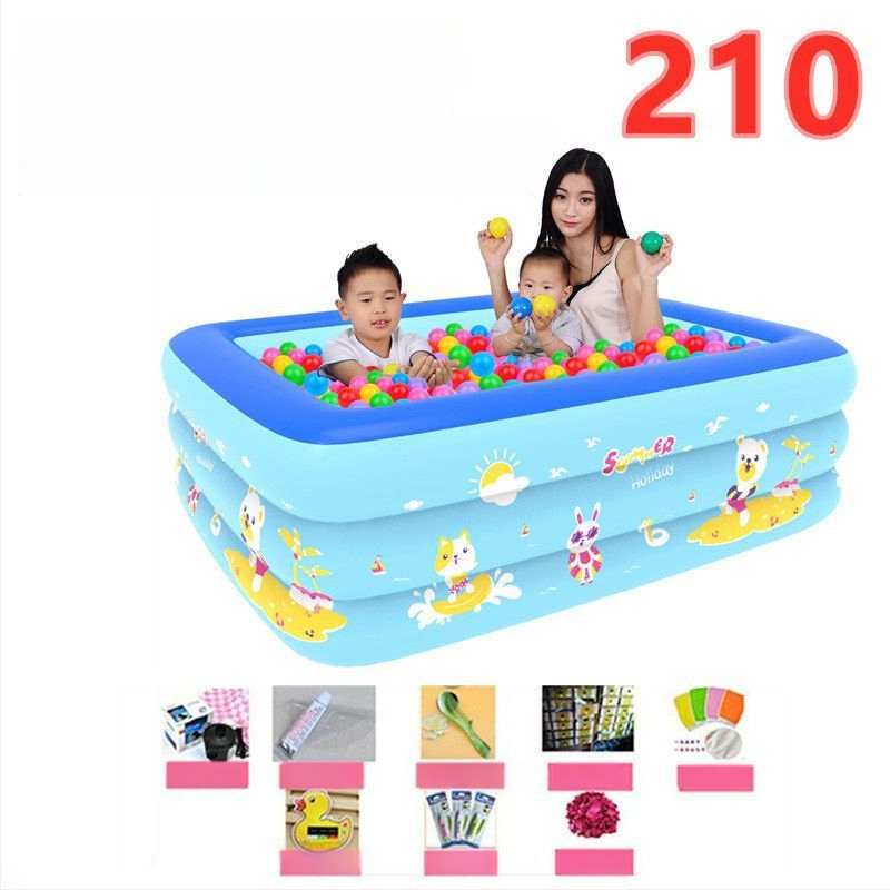 Надуваема вана, сгъваема, пластмасова, за деца, домашна употреба — Unique