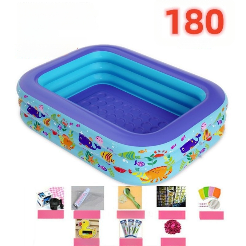 Надуваема вана, сгъваема, пластмасова, за деца, домашна употреба — Unique
