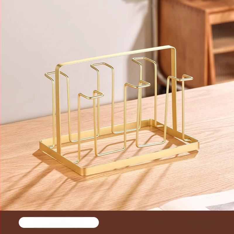 Rozsdamentes acél pohártartó - pohár tároló állvány, Új kínai stílus, 08888