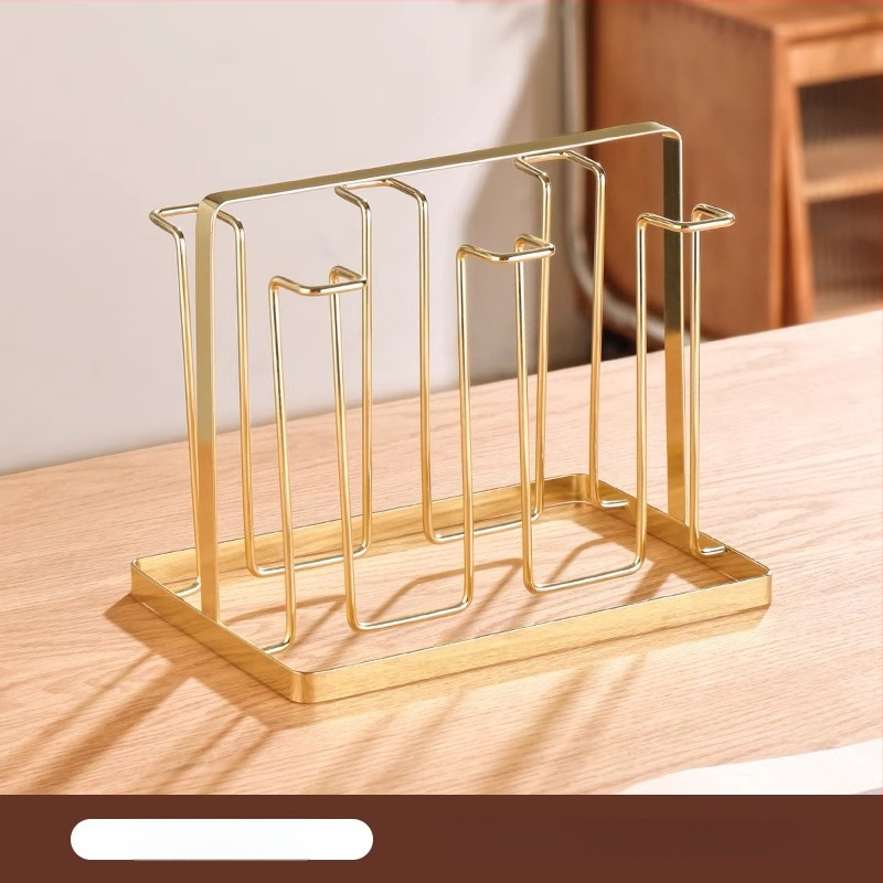 Rozsdamentes acél pohártartó - pohár tároló állvány, Új kínai stílus, 08888