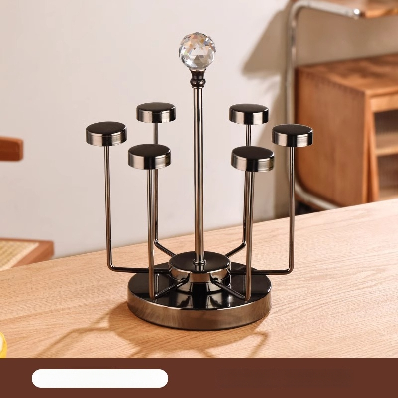 Rozsdamentes acél pohártartó - pohár tároló állvány, Új kínai stílus, 08888