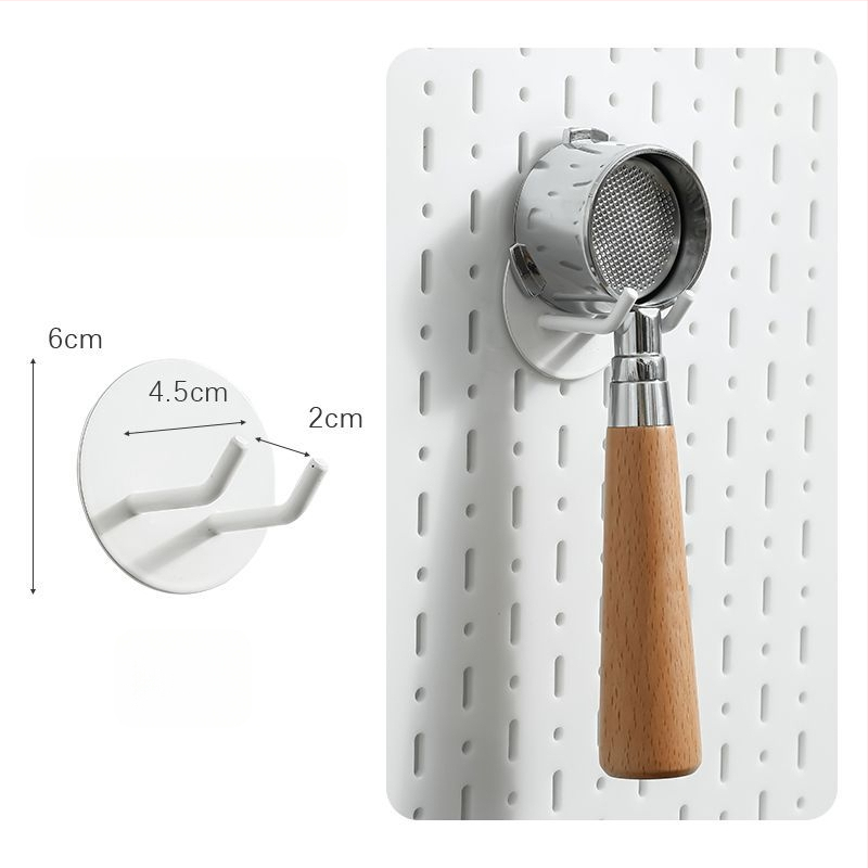 Csészetartó – asztali, többszintes, akril perforált panellel