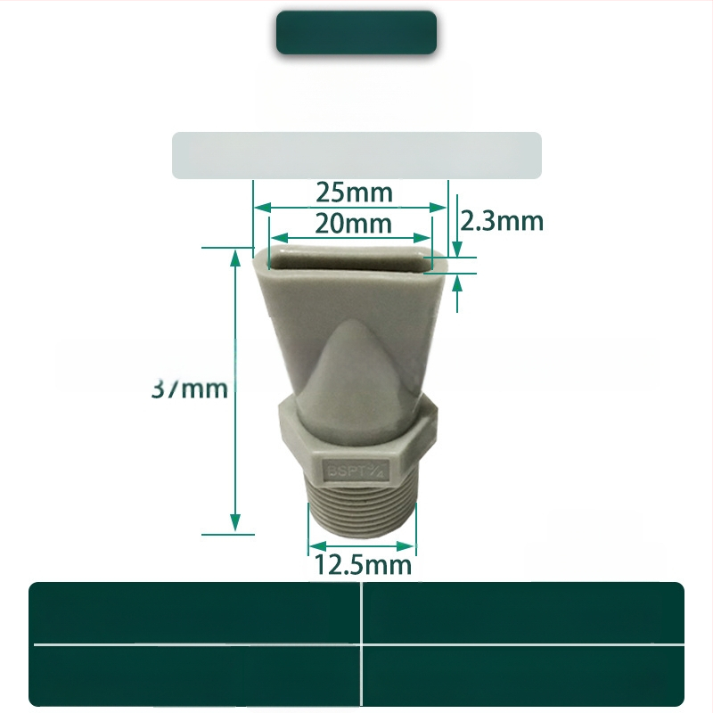 Στόμιο φυσητήρα από κράμα αλουμινίου για πλύσιμο μερών, στέγνωμα και ψύξη — μάρκα Lijing Environmental Protection