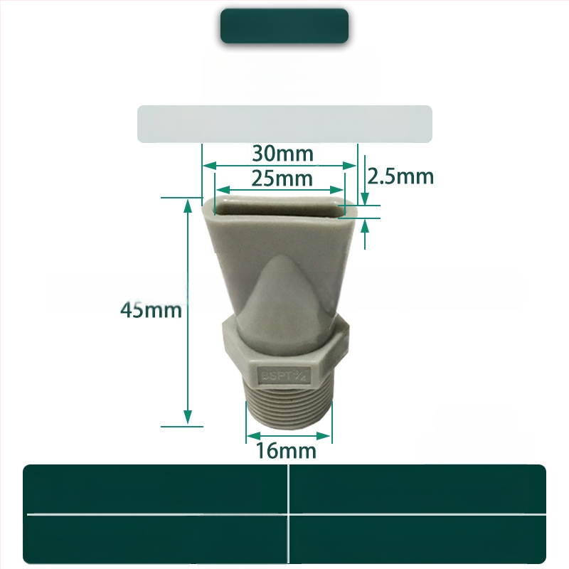 Στόμιο φυσητήρα από κράμα αλουμινίου για πλύσιμο μερών, στέγνωμα και ψύξη — μάρκα Lijing Environmental Protection