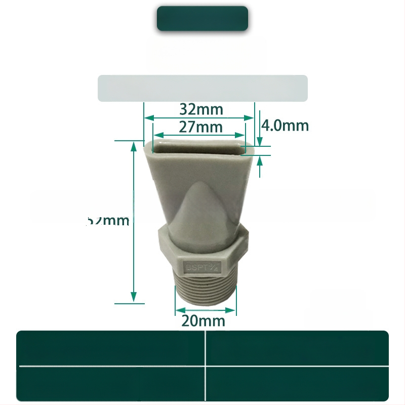 Στόμιο φυσητήρα από κράμα αλουμινίου για πλύσιμο μερών, στέγνωμα και ψύξη — μάρκα Lijing Environmental Protection