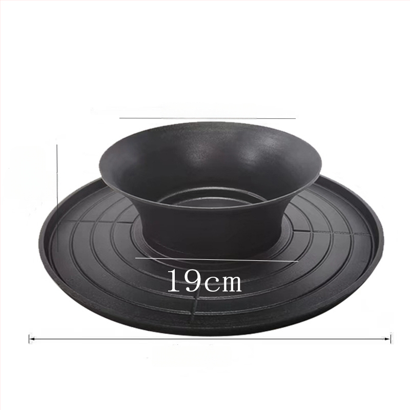 Ολοκληρωμένο χωρίς καπνό ηλεκτρικό γκριλ και πλάκα για κατσαρόλα, κυκλικού σχήματος αλουμινένιο αντικολλητικό, πολλαπλών χρήσεων, βάρος 1,65 kg, προσαρμοσμένη επεξεργασία