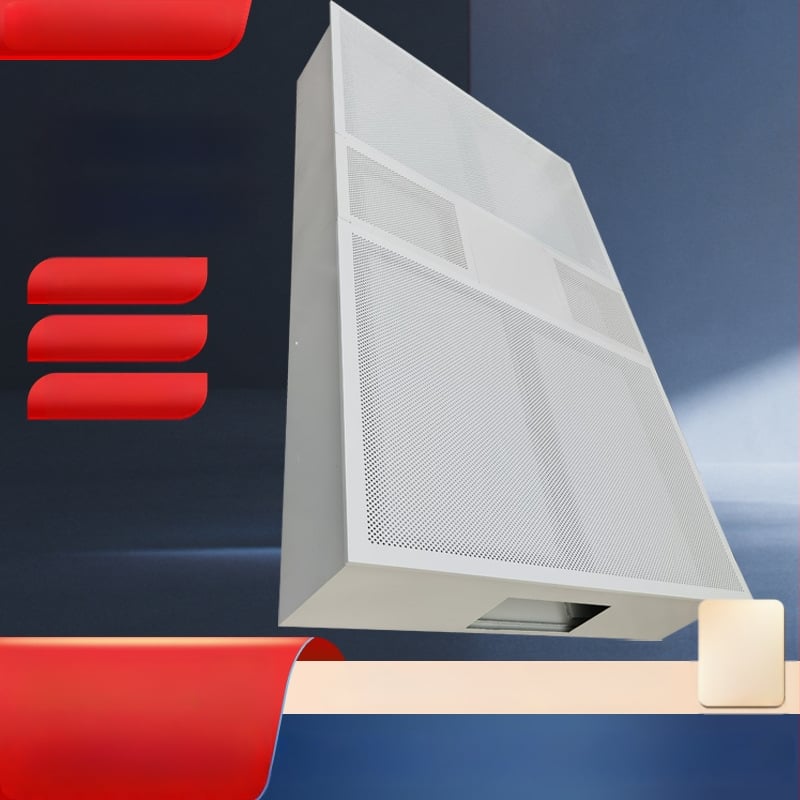 Laminaarne õhuvarustuse lagi — füüsikalise adsorptsiooni filtreerimine; kohandatav õhuvool; kohandatav müratase