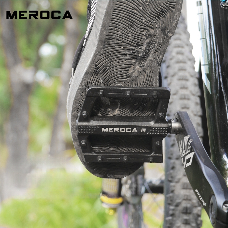 Meroca nylon pedale s povećanom površinom za stopala i protukliznom površinom, univerzalno za planinske, cestovne i fixie bicikle