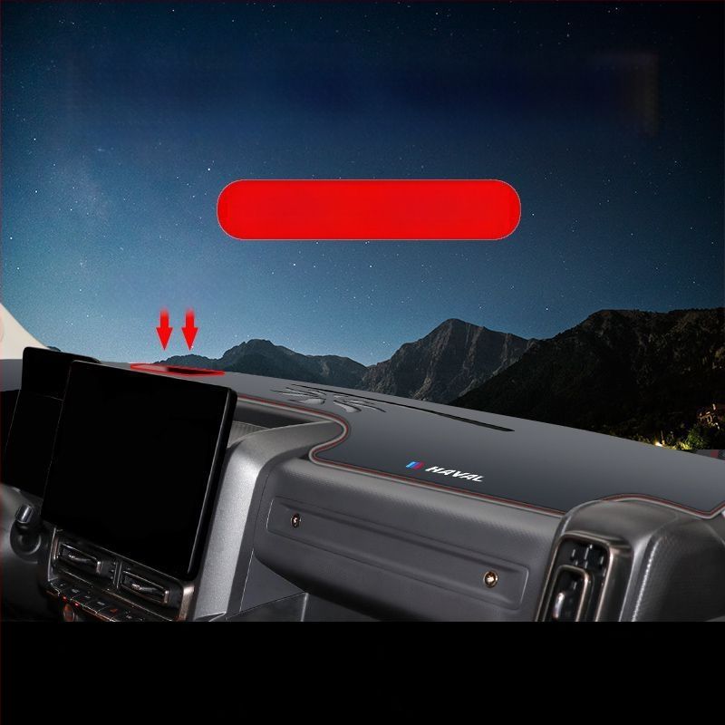 Haval Raptor unutarnje podloge: set podložaka za središnju konzolu i ploču instrumenta, zaštita od sunca i protuklizni dizajn