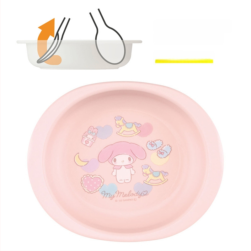 Skater vaikų maisto dubuo – plastikinis dubuo su karikatūriniu stiliumi, atsparus kritimams, tinkamas vaikams nuo 24 mėnesių