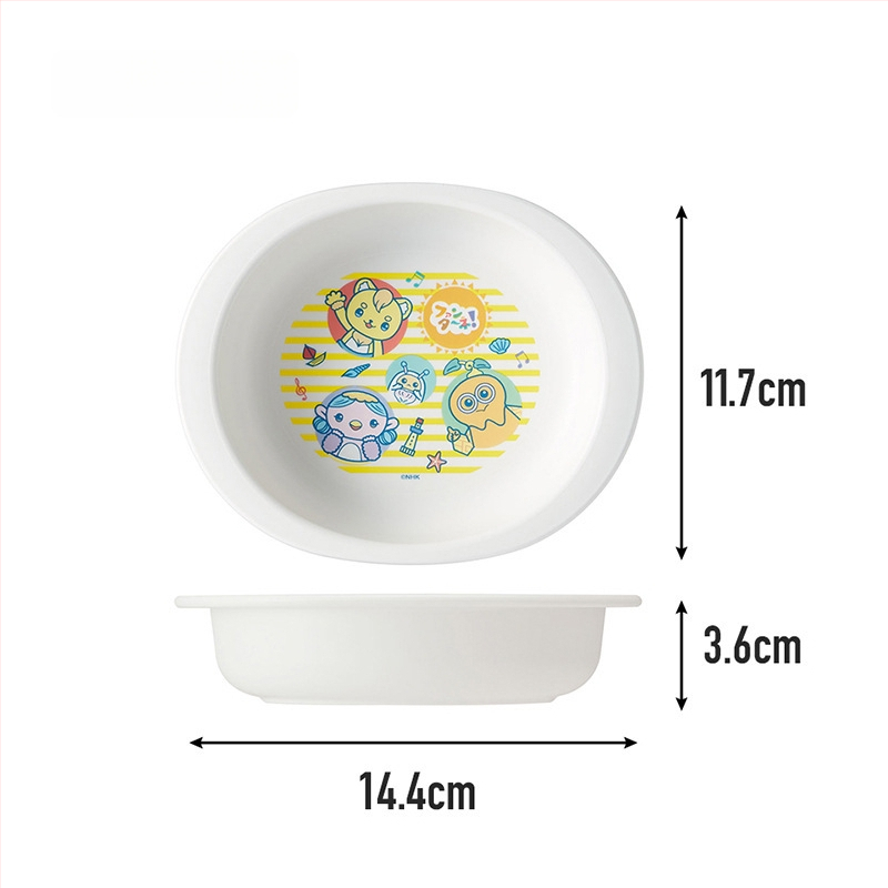 Skater vaikų maisto dubuo – plastikinis dubuo su karikatūriniu stiliumi, atsparus kritimams, tinkamas vaikams nuo 24 mėnesių