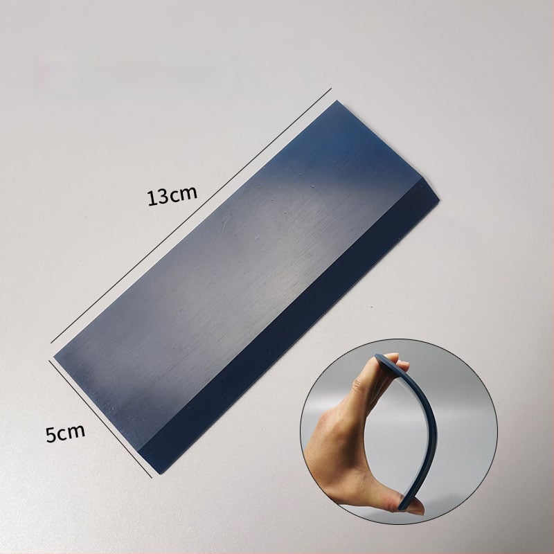 Εργαλείο τοποθέτησης αυτοκινητικής μεμβράνης με λωρίδα καουτσούκ τένοντα βοείου και σκληρή γυάλινη ξύστρα, KALETTE, 55 g