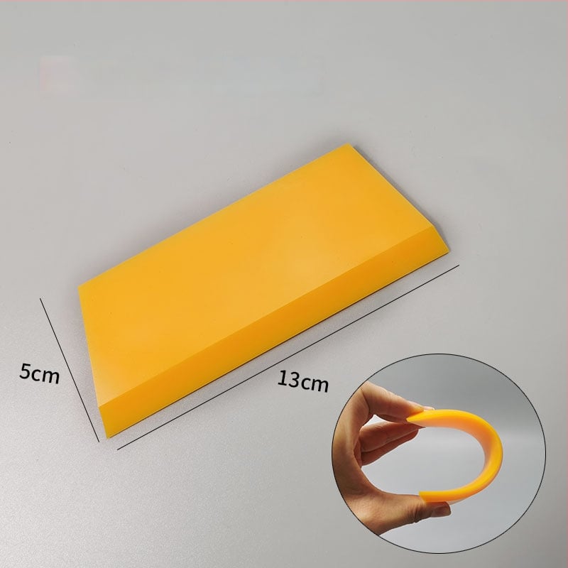 Εργαλείο τοποθέτησης αυτοκινητικής μεμβράνης με λωρίδα καουτσούκ τένοντα βοείου και σκληρή γυάλινη ξύστρα, KALETTE, 55 g