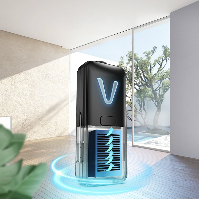 Φοριέται στον αυχένα καθαριστής αέρα με αρνητικά ιόντα; τροφοδοσία USB; ήσυχη λειτουργία (<36 dB); ροή αέρα κάτω από 50 m³/ώρα; κατάλληλο για χώρους μέχρι 10 m²; εκπομπή ιόντων 28 εκατομμύρια/cm³.