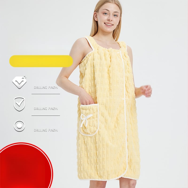 Халат за дами, корал флийс, 87% полиестер, 13% найлон, 270 г, пролет