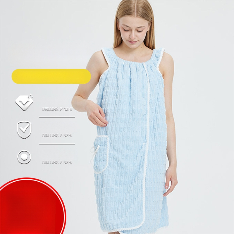 Халат за дами, корал флийс, 87% полиестер, 13% найлон, 270 г, пролет