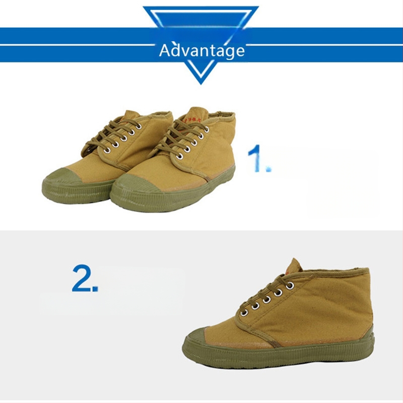 Изолирани обувки за защита срещу електрически удар, платнена горна част, средна височина, гумена подметка, 10kV изолация