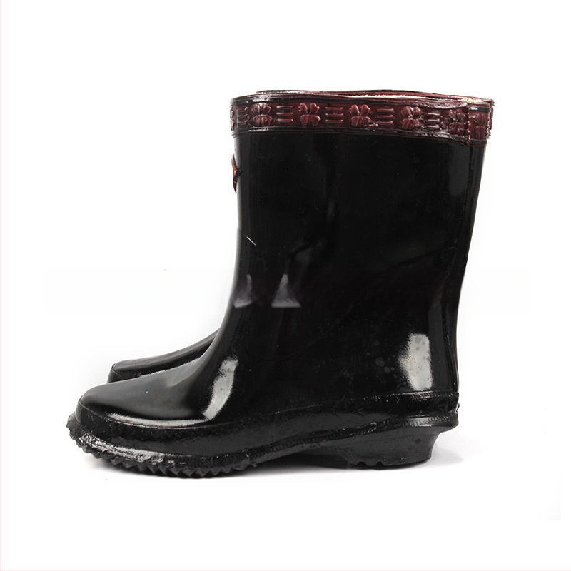 Изолирани гумени обувки за работа, марка Double Safe, със средна горна част, защита при електрическа работа