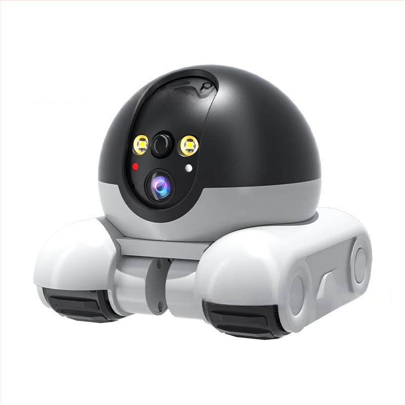 Mini tank s dvomi obrazovkami: HD laserová kamera pre dohľad nad domácimi zvieratami, 4G inteligentný robotický dohľad