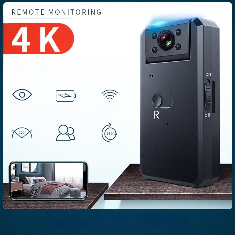 WD6 HD Bežična mrežna nadzorna kamera, Wi-Fi, 180° široki kut i rotirajuća